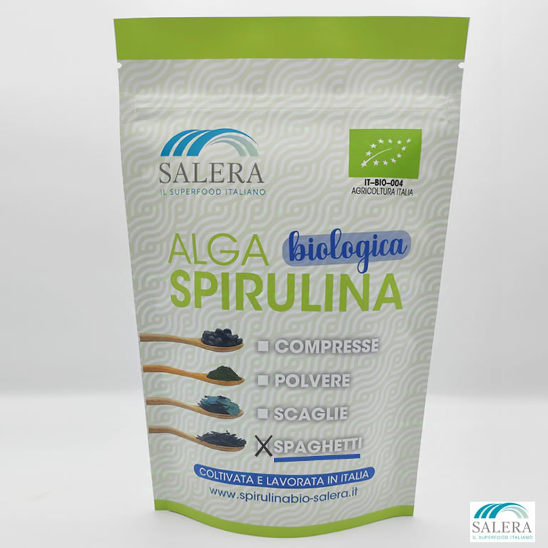 Maxi formato Alga Spirulina Biologica in Spaghetti (400g)