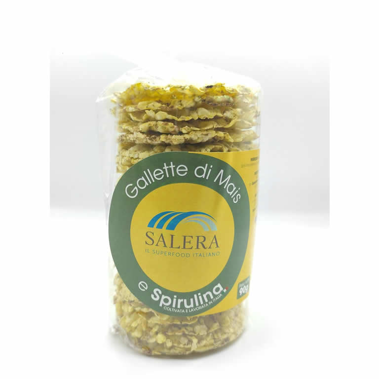 Gallette di mais con Spirulina BIO